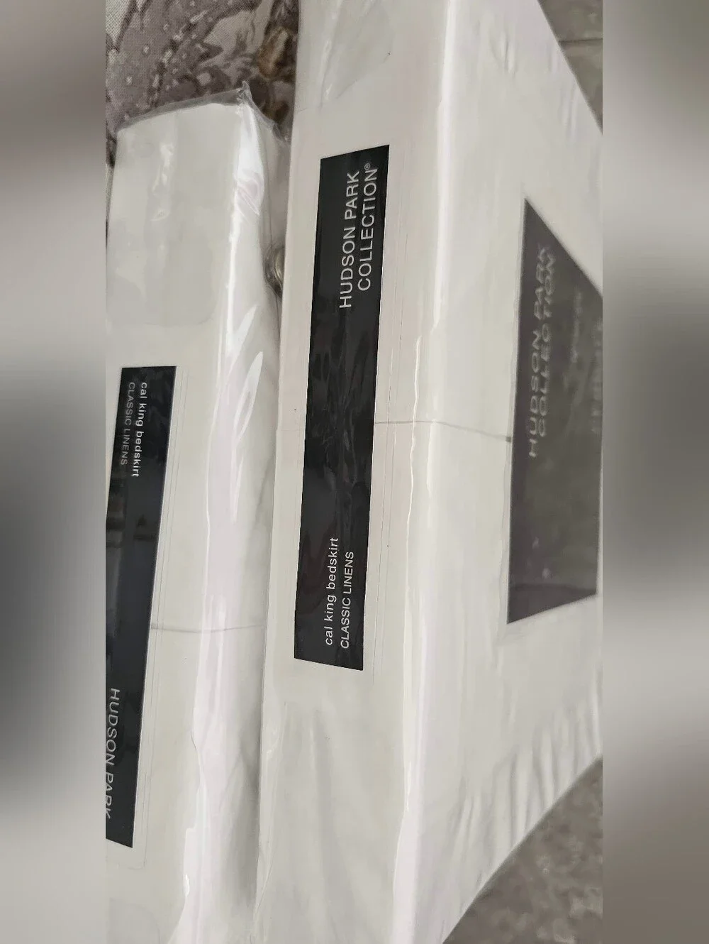TWO NIB Hudson Park Collection Cal King Bedskirt | 100% Egyptian Cotton